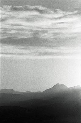 Hills and Clouds at Sunset