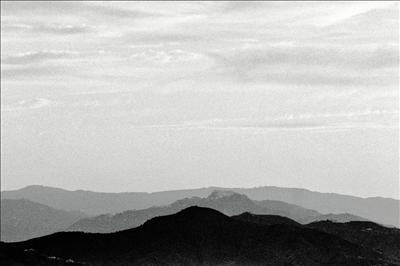 Comares village and hills