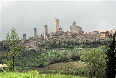 Storm Approaching San Gimignano