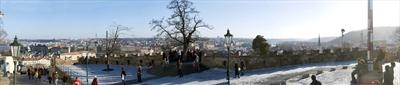 Prague in the Snow