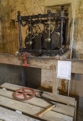 gc65 st. mary's, dunsford, tower clock 12575