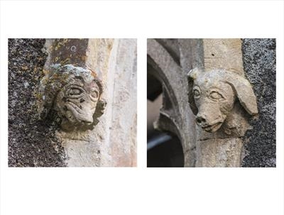 gc105 west window, St Mary's, Dunsford