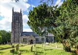 gc122  christow church & yew tree by Jan Traylen, Photography
