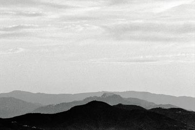 Comares village and hills