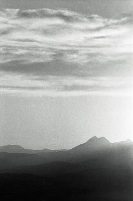 Hills and Clouds at Sunset